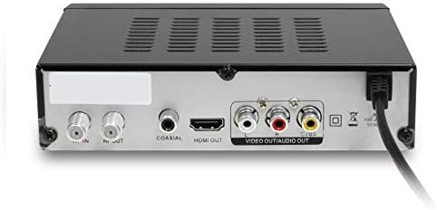 Caixa de conversor de TV digital Aluringk com gravador de vídeo digital, preto