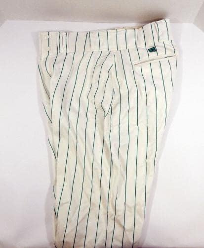 Florida Marlins Easton #43 Game usou calças brancas 42 DP32828 - Game usado calças MLB usadas