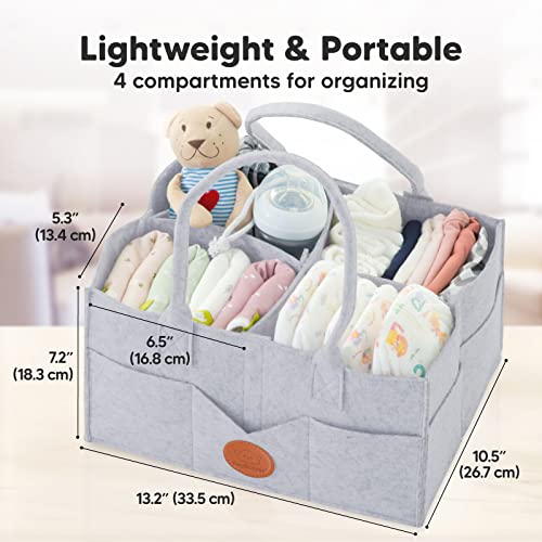 KeAbabies 5 pacote orgânico Burp panos para meninos e meninas e fraldas Organizador de caddy - pano de arroto ultra absorvente, roupas