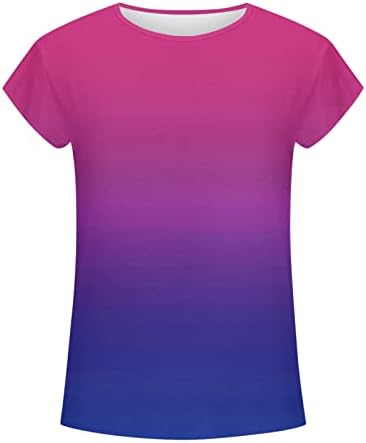 Camiseta de pescoço dividido feminino de verão top top casual redond round lole rolled mangas curtas sólidas curtas