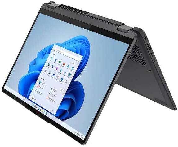 Lenovo 2022 Flex 5 14 '' 2-1 2K Laptop de tela sensível ao toque, Display 16:10 QHD, 8-CORE AMD RYZEN 7 5700U, KB retroiluminado,