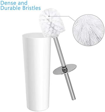 Pincel de escova de vaso sanitário de guojm conjunto de pincel de vaso sanitário conjunto de aço inoxidável durável, limpador
