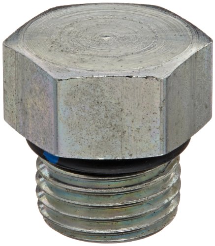 Eaton AeroQuip 900598-5S Ajuste de tubo de aço, plugue hexadecimal, 5/16 O-ring Boss Macho