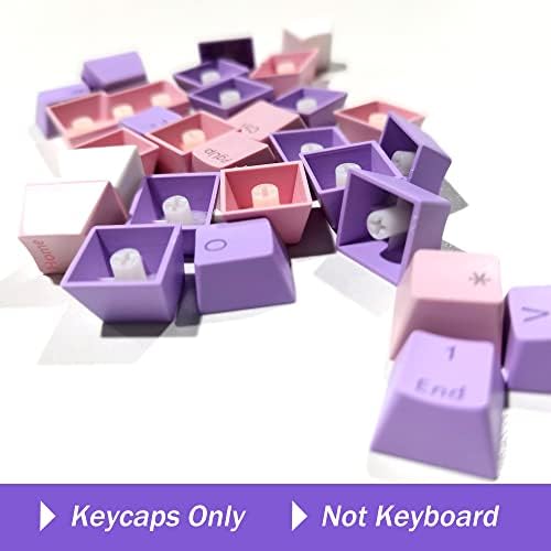 TZBBL 104 Keycaps Set | Capas de teclas ABS iluminadas para o perfil de teclado mecânico MX para 61 87 104 teclado mecânico