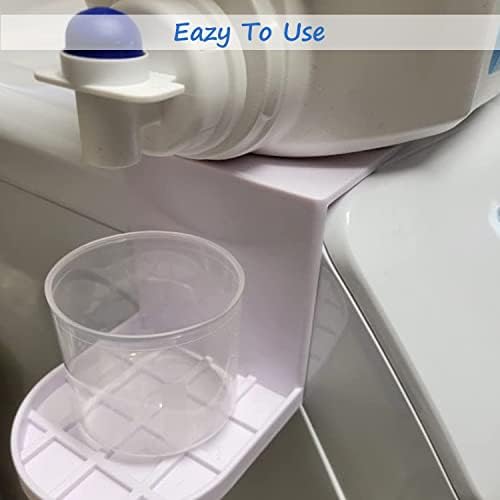 [2 pacote] Titular da xícara de detergente para a roupa, apanhador de gotejamento de detergente para lavanderia para manter o