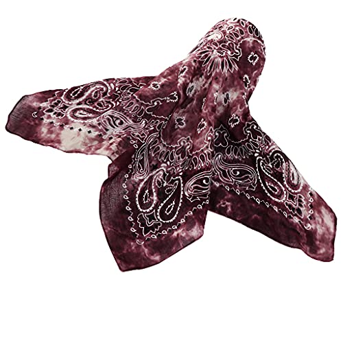 Tie Dye Bandana Cabeça de cabeça para mulheres Cabeça de turbante envolve as bandanas amarradas Boho Sconho Anti-UV