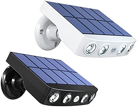 Aolyty Solar Wall Lights Solar Powered Street Light Motion Sensor Lighting Outdoor IP65 Imper impermeável para a passarela da