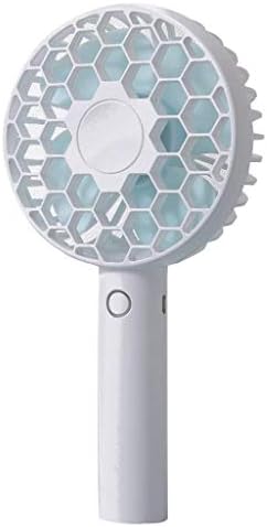 YCZDG Mini Fan de mão recarregável, vento forte, design dobrável para escritório, acampamento, viagens, esportes ao ar livre,