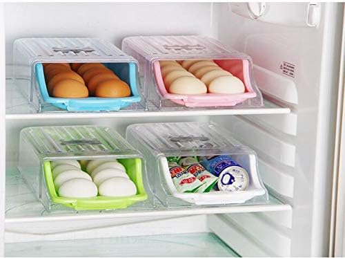 ANNCUS 2018 Titulares de ovos no estilo da gaveta Gaveta de ovo gaveta de refrigerador plástico Caixa de armazenamento de