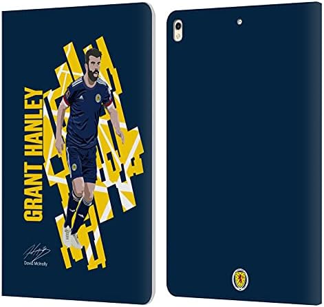Casos principais designs licenciados oficialmente a equipe nacional de futebol da Escócia Ché Adams Players Livro de couro Caixa Caso Caso Compatível com Apple iPad Pro 10.5