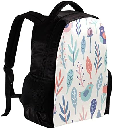 Mochila laptop vbfofbv, mochila elegante de mochila casual bolsa de ombro para homens, primavera encantadora cartoon de pássaros