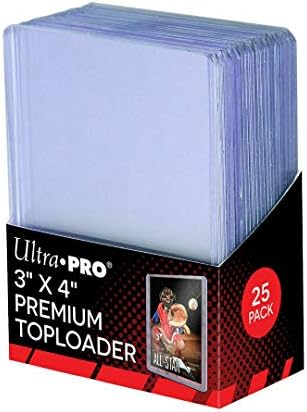 3x4 Ultra Pro Premium Toploaders - 5 pacotes de 25