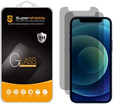 Supershieldz projetado para iPhone 12 Mini Protetor de tela de vidro temperado com temperamento temperado, anti -scratch, bolhas sem bolhas