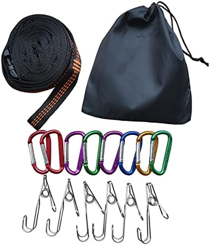 Cordão de varal de viagem portátil juvenil, ajustável 157 na linha de roupas de camping, corda de secagem de lavanderia