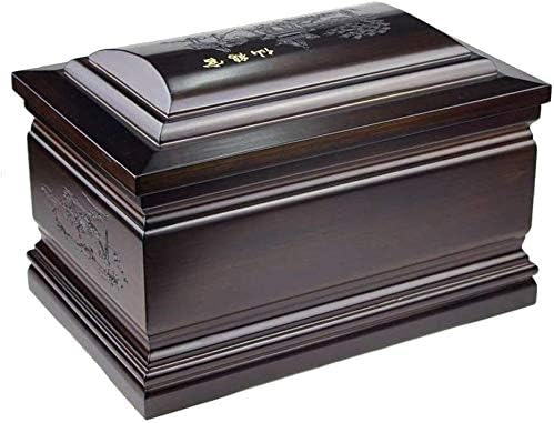 Urnas de cremação do WSSC para cinzas humanas adultos de madeira de hard madeira grande urna Memorial Funeral Crane Pattern 0813