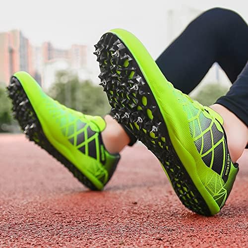 THESTron Professional Spikes Track & Field Shoes para homens mulheres crianças respiráveis ​​corridas Sprint Running Sneakers