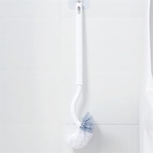 Escova de escova de vaso sanitário lakikamts com pincel de cerdas macias de cerda macia, pincel de limpeza montada na parede WC Limpeza profunda da alça compacta