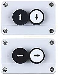 Ezzon com símbolo de seta, comece a interromper o interruptor de botão à prova d'água que se trata de emergência Parada da caixa de controle industrial da mão.
