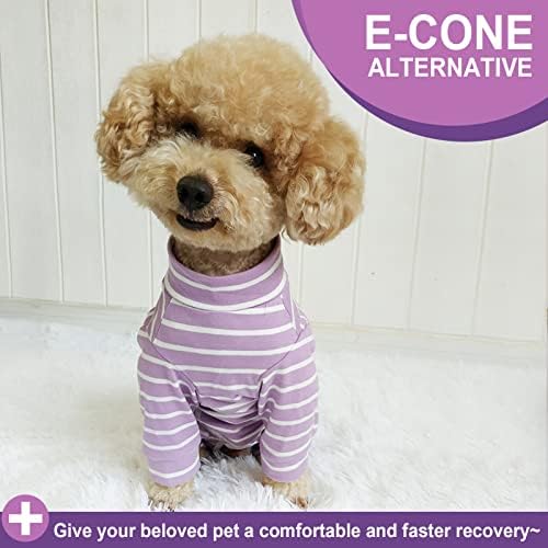 Traje de recuperação de cães de koesson, macacão de cachorro para cirurgia feminino para cães de cães de recuperação