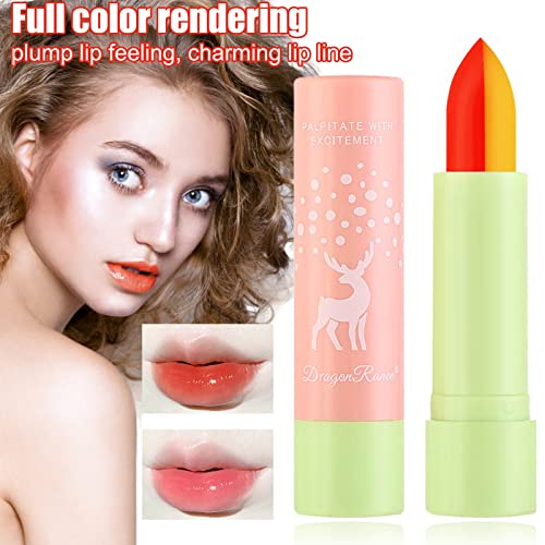 Lipstick a batom Double-cor fácil não descolor Lip Lip During During Hidration Color Color Changing Lipstick Maticing Single Warm e Batom &