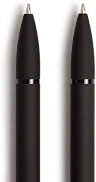 U Brands Soft Touch Midnight Monterey Ballpons, 1 mm, 4 contagem e caneta de ponta de feltro de Touch Soft Touch, esmeralda