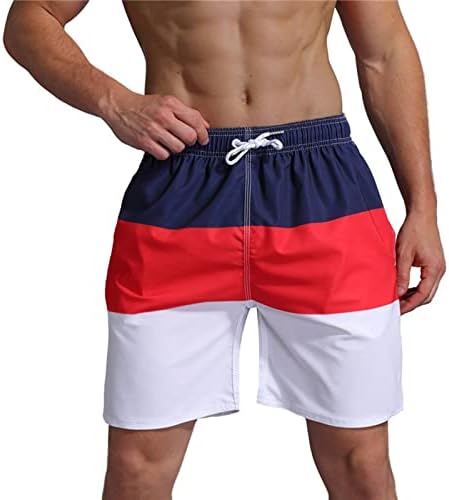 Shorts de tábua do BMISEGM para homens nadar rapidamente secagem solta padronização de faixas de surf moda de moda casual maiô