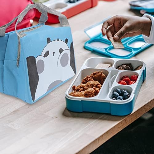 Bolsa de lancheira de desenho animado do Doitool 1pc estudante de piquenique para piquenique oxford pano bento bolsa prática mais