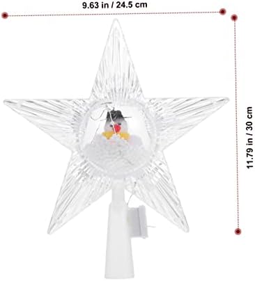 Toyandona 1pc Árvore de Natal Top estrela Yule Tree Tree Light Up Star Tree Tree Tree Tree Tree Tree Tree Tree Tree Star Tree