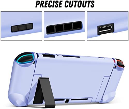 Guardas de gel de aderência TNP com tampas de polegar para Nintendo Switch Joy-Con-protetor anti-deslizamento ergonômico