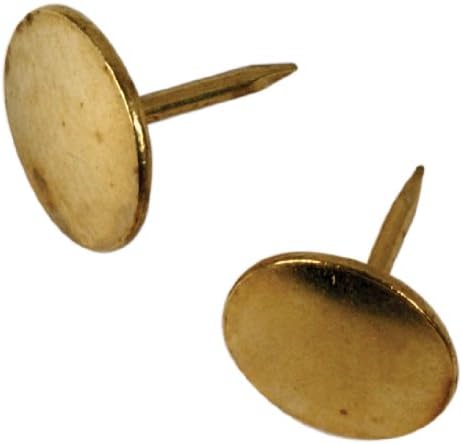 The Hillman Group Brass Ook+122672 Thumb+Tack, pacote de 1