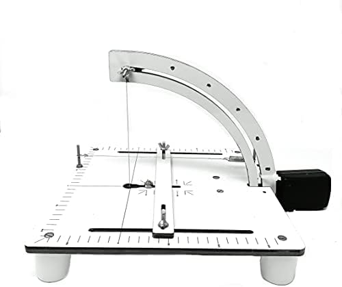Máquina de corte de isopor de estirulação de fio de estilo de espuma - Máquina de corte de isopor - Ferramenta de DIY de mesa multiuso para cortar estilo e projetar isopor/poliestireno/eps/termocolo - 1 ft x 1 ft