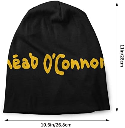 Sinead Oconnor Logo Skull Cap Hatt Hat Warl WhiM WINTER NAT CHAPS PARA Mens e mulheres negras
