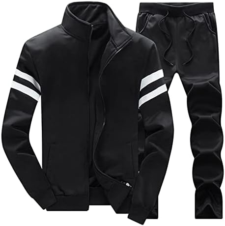 WOCACHI 2022 MENS ROUTAS DE RESPONSEIROS 2PCS Conjunto de retalhos de retalhos Sweatshirt Sortpants da primavera do verão