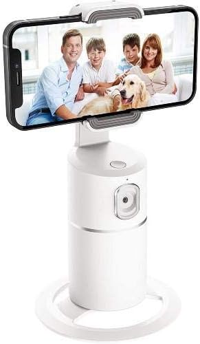 Stand e Mount for Samsung Galaxy F02S - PivotTrack360 Salto de selfie, rastreamento facial Montagem de suporte para