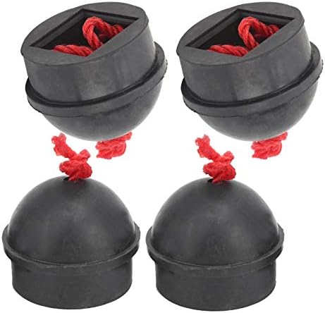 VBest vidas 4pcs suportes de giz, detentores de giz de giz de bilhar bolso acessório de tampa de chocolate de borracha com corda