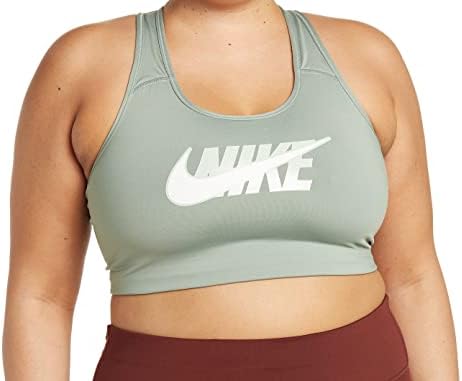Nike Woman Plus Size Dri-Fit Swoosh não sutiário esportivo não acolchoado