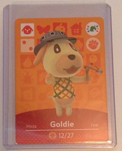 Nintendo Animal Crossing Amiibo Festival Card Goldie