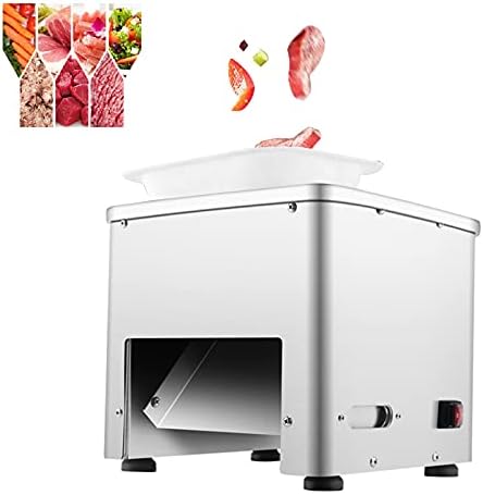 Máquina comercial de cortador de carne para restaurante Blade Automatic Slice Strip Cube Carne Cutting Machine 350 lb/h de