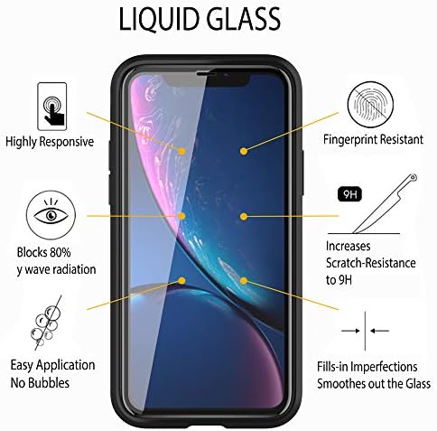 Protetor de tela de vidro líquido para até 12 dispositivos ajuste universal para todos os tablets e relógios de smartphones scratch