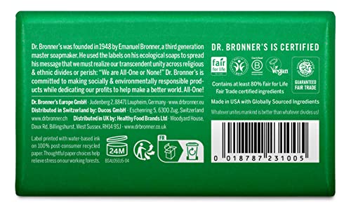 Dr. Bronner OBAL05 All-One Hemp Almond Pure-Castile Soap, 5 onças