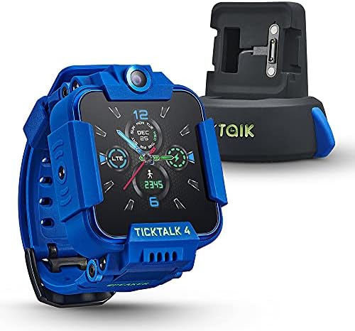 TickTalk 4 Kids Smartwatch com pacote de base de energia