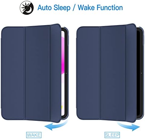 Jetch Case for iPad 10, tampa de casca de traseira dura e esbelta com acordar/sono automático