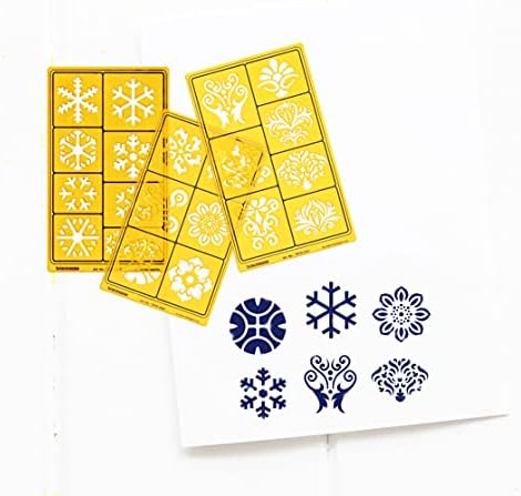 TRACEEase modelos de desenho de design floral com vários padrões para recortes de design de materiais de arte DIY, 5 peças