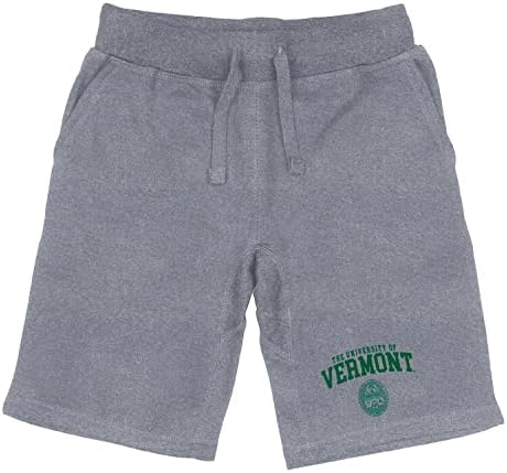 W Universidade da República de Vermont Catamounts Seal College College Fleece Shorts de cordão