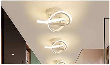 Lysldh White Aisle Teto Lights Home Iluminação LED Superfície montada para o quarto da sala do corredor Luzes de varanda leve