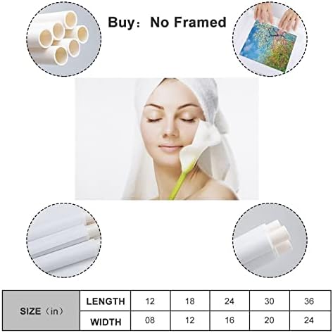 Imagens faciais de limpeza facial para parede e spa Poster de tratamento facial spa spa facial pôster pele 8 canvas pintando arte