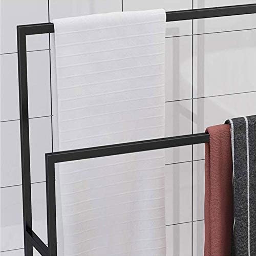 -Toalha de toalha prateada Stand, suporte para toalhas independentes ao ar livre, toalha de metal, rack de secagem, camada de banheiro para piscina/ouro/85 * 20 * 110
