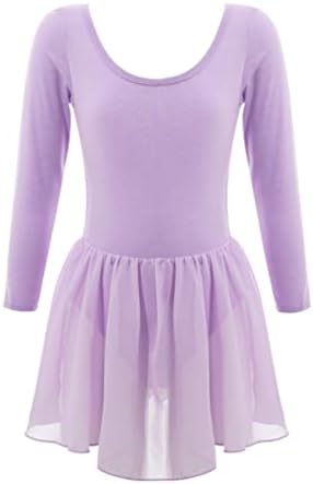 Tiaobug Kids Girls Classic Classic Leve Ballet Dance Tutu Dress Gymnastic Letard