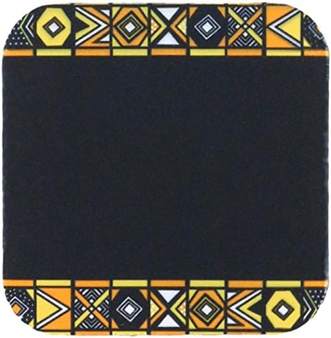 3drose cst_76554_2 A arte do padrão africano tradicional da África inspirada em zulu beadwork geométrica projeta montanhas