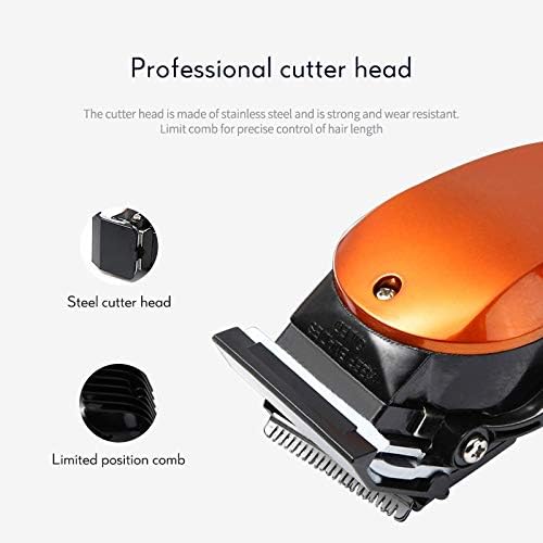 Quul Hair Clipper Profissional Electric Electric Ajustável Beard Men's Electric Hair Clipper Clipper
